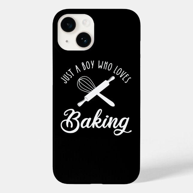 Just A Boy Who Loves Baking Case-Mate iPhone Case (Back)