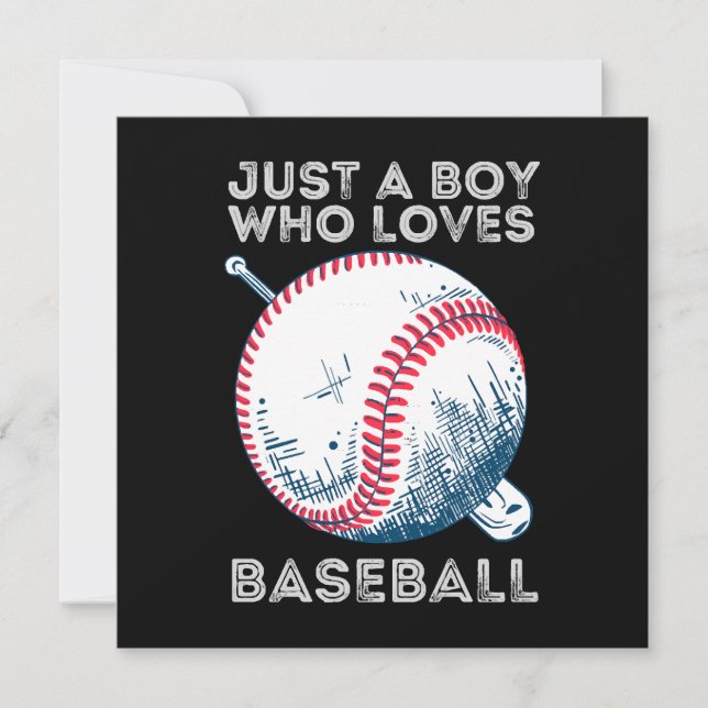 Just a Boy Who Loves Baseball (Front)
