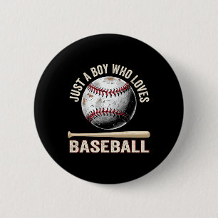 Just A Boy Who Loves Bysebyll Funny Fan Bysebyll P 2 Inch Round Button