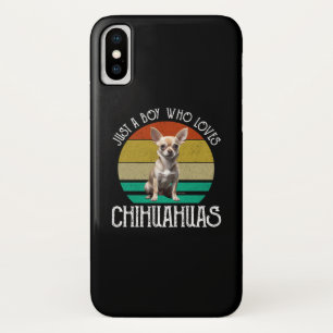 Just A Boy Who Loves Chihuahuas Case-Mate iPhone Case