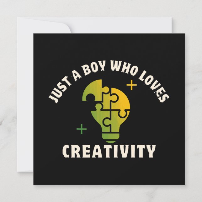 just a boy who loves creativity (Front)