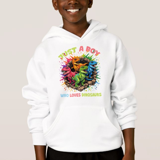 Just A Boy Who Loves Dinosaurs (Front)