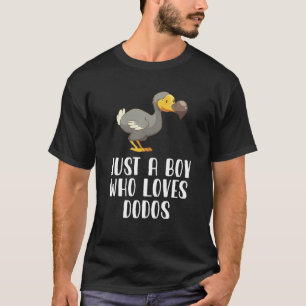 Just A Boy Who Loves Dodos  T-Shirt