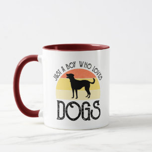 Just A Boy Who Loves Dogs Mug