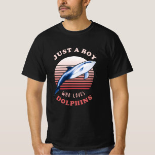 Just A Boy Who Loves Dolphins T-Shirt