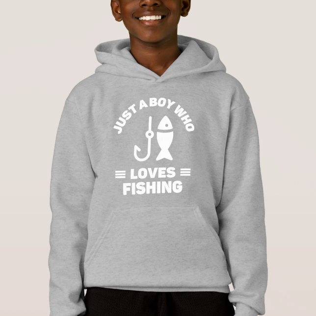 Just a boy who loves fishing (Front)