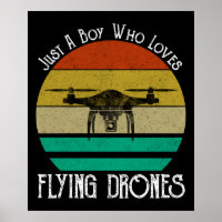 Just A Boy Who Loves Flying Drones