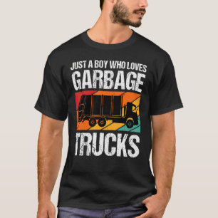 Just A Boy Who Loves Garbage Trucks 1 T-Shirt