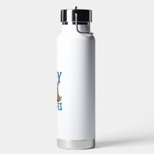 Just A Boy Who Loves Giraffes Vintage Shirt Design Water Bottle