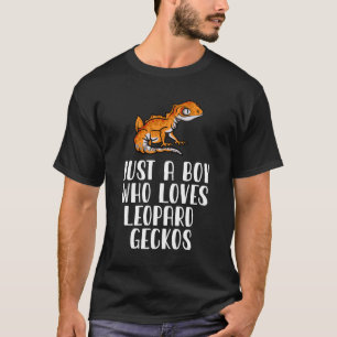 Just A Boy Who Loves Leopard Geckos T-Shirt