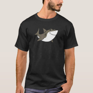 Just a Boy Who Loves Megalodons Cute Megalodon Sha T-Shirt