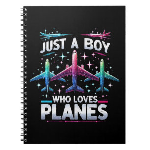 Just A Boy Who Loves Planes Notebook
