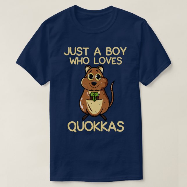 Just A Boy Who Loves Quokkas 1 T-Shirt (Design Front)