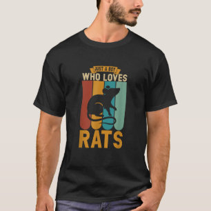 Just a boy who loves rats T-Shirt