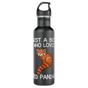 Just A Boy Who Loves Red Pandas Gift Red Panda  710 Ml Water Bottle