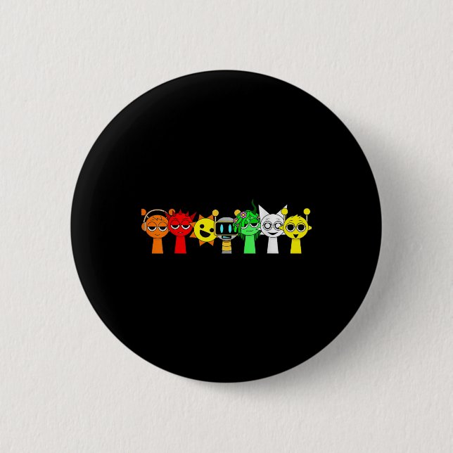 Just A Boy Who Loves Sprunky Funny Sprunky Game  2 Inch Round Button (Front)