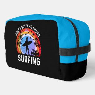 Just a Boy Who Loves Surfing Dopp Kit