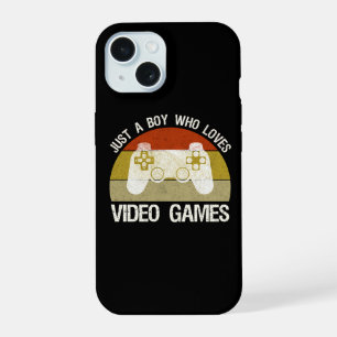 Just A Boy Who Loves Video Games iPhone 15 Case