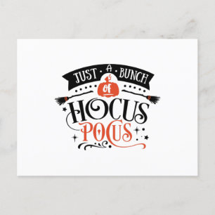Just a bunch of hocus pocus postcard