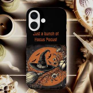 Just a Bunch of Hocus Pocus Wicked Witch Rustic  iPhone 16 Case