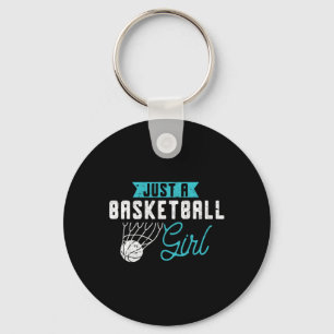 Just A Bysketbyll Girl Bysketbyll Player Women Bys Keychain