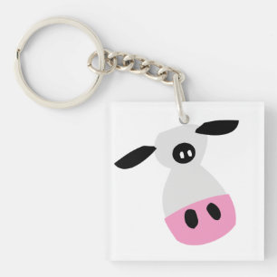 Just a Cow Keychain