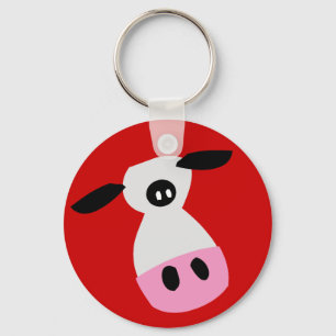 Just a Cow Keychain