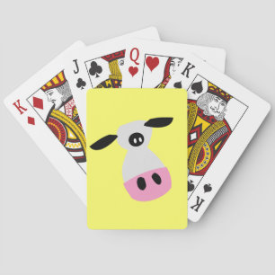 Just a Cow Playing Cards