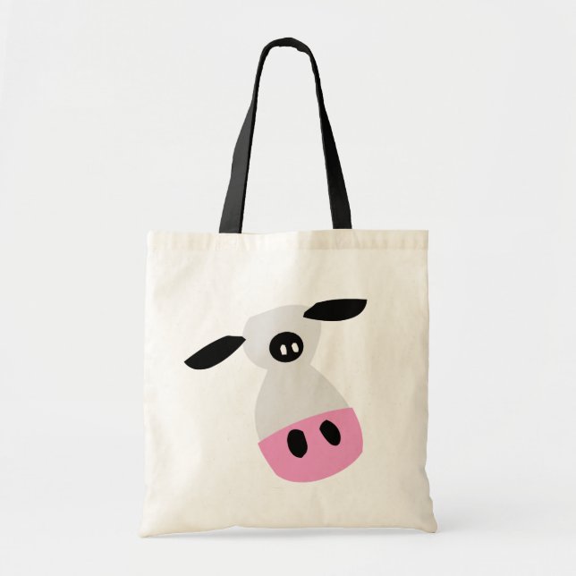 Just a Cow Tote Bag (Front)