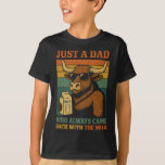 Just A Dad Who Always Came Ck With The Milk  T-Shirt<br><div class="desc">Just A Dad Who Always Came Ck With The Milk</div>