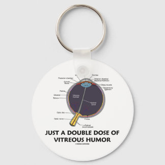 Just A Double Dose Of Vitreous Humour (Eye Anatomy Keychain