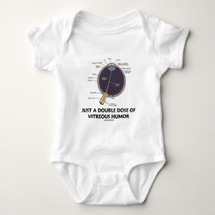 Just A Double Dose Of Vitreous Humour (Eye Baby Bodysuit