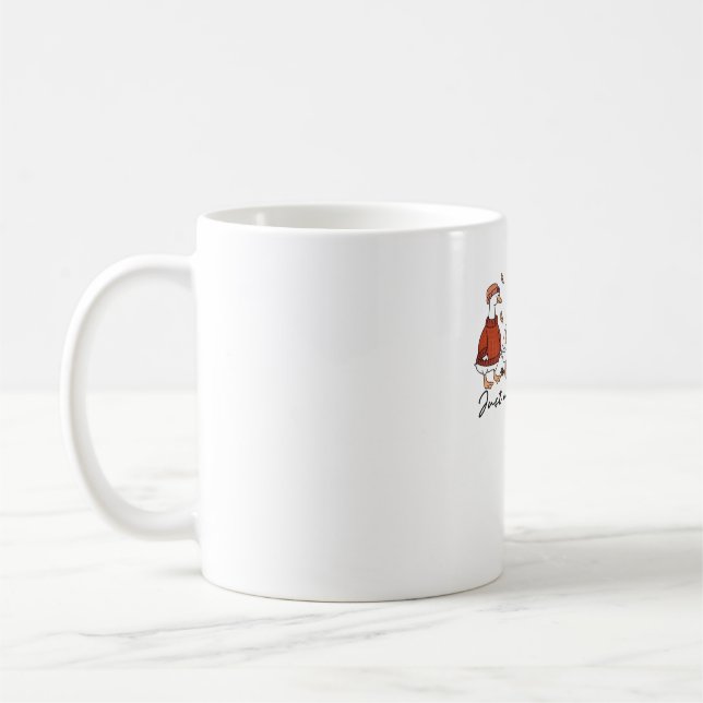 Just a Fall Goose Classic T-Shirt Coffee Mug (Left)