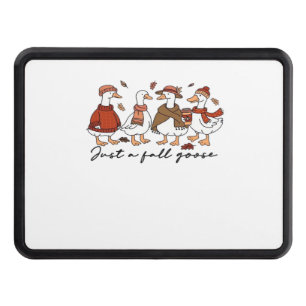 Just a Fall Goose Oversized T-Shirt Trailer Hitch Cover