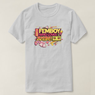 Just A Femboy Who Loves Anime Gamer Kawaii T-Shirt