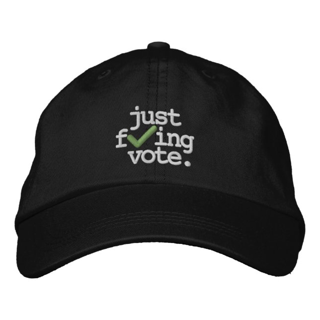 Just a F'ing Hat. Embroidered Hat (Front)
