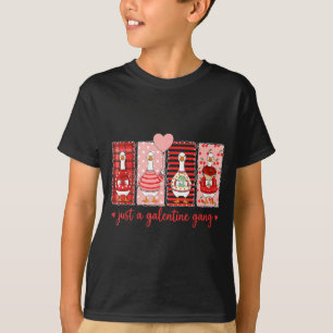 Just A Galentine Gang Silly Goose Valentine Vibes T-Shirt