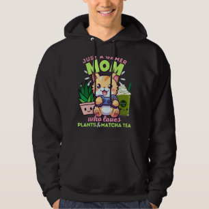 Just A Gamer Dad Who Loves Plants Matcha Lattes & Hoodie