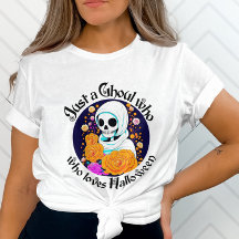 Just a Ghoul who loves Halloween Grey T-Shirt