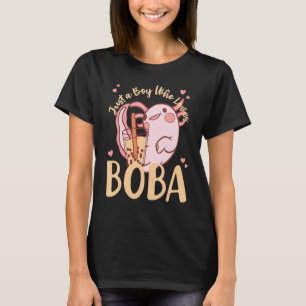 Just a Girl Axolotl Boba Bubble T-Shirt