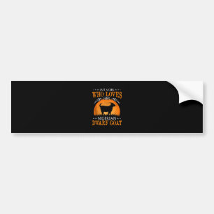 Just a Girl Goat Hall Bumper Sticker