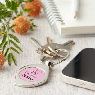 Just a Girl Who Follows Jesus Keychain