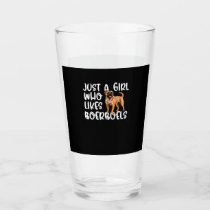 Just A Girl Who Likes Boerboels Classic T-Shirt Glass