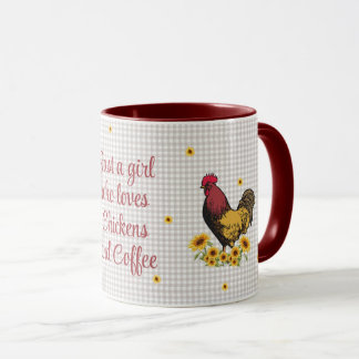 Just A Girl Who Likes Chickens & Chocolate Mug