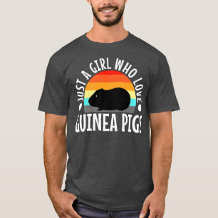 Just A Girl Who Love Guinea Pigs Premium3452 T-Shirt