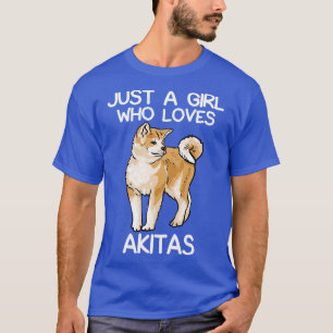 Just A Girl Who Loves Akitas T-Shirt