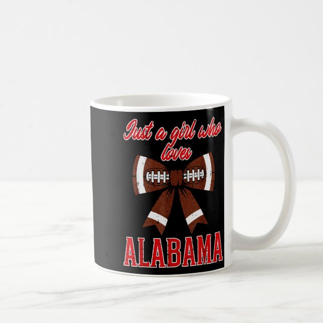 Just A Girl Who Loves Alabama Kids Women Girls You Coffee Mug (Right)