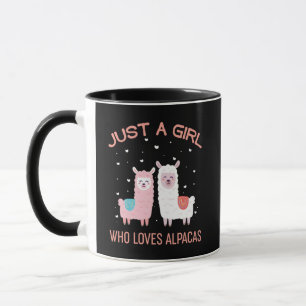 Just A Girl Who Loves Alpacas - Cute Alpaca Lover Mug
