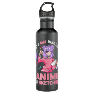 Just A Girl Who Loves Anime and Sketching  710 Ml Water Bottle