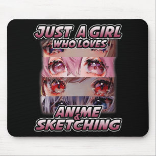 Just A Girl Who Loves Anime and Sketching Japan An Mouse Pad